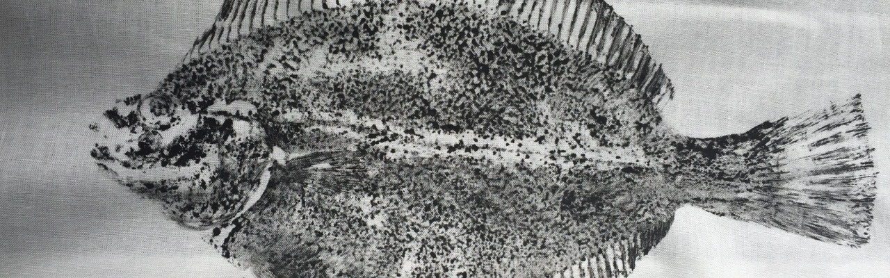 Rikke Højer Nielsen has used the ancient Japanese art of gyotaku - fish print - in her research and work with school children. Photo: Rikke Højer Nielsen